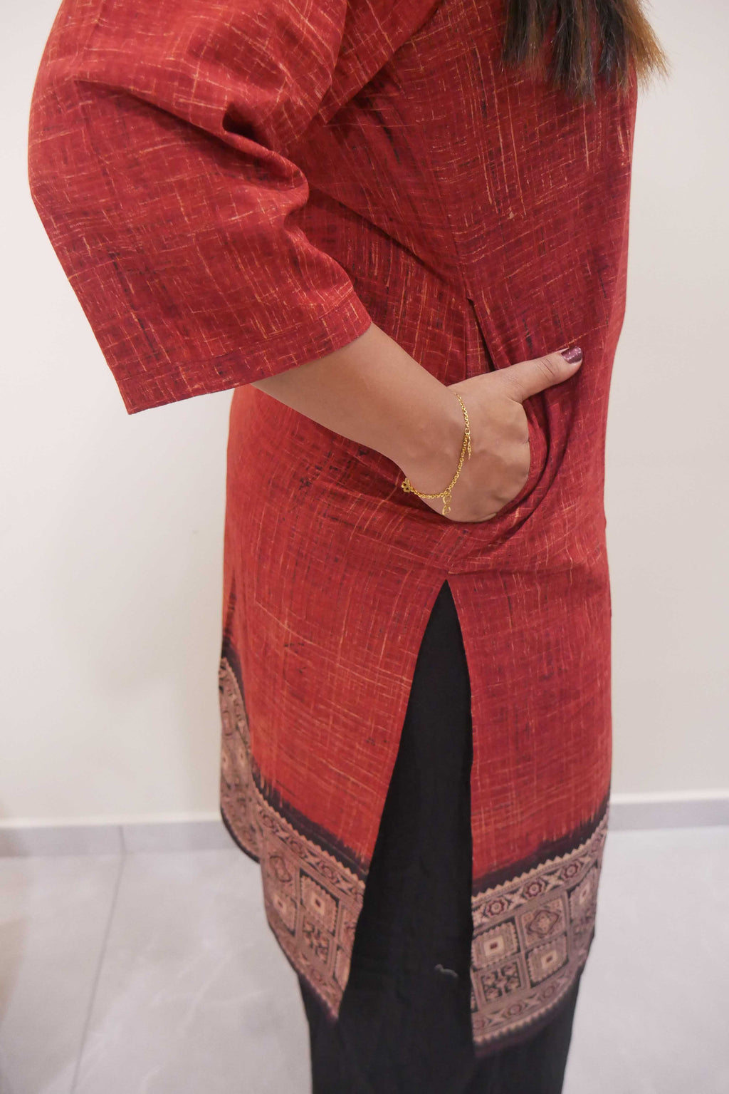 straight cut kurthi