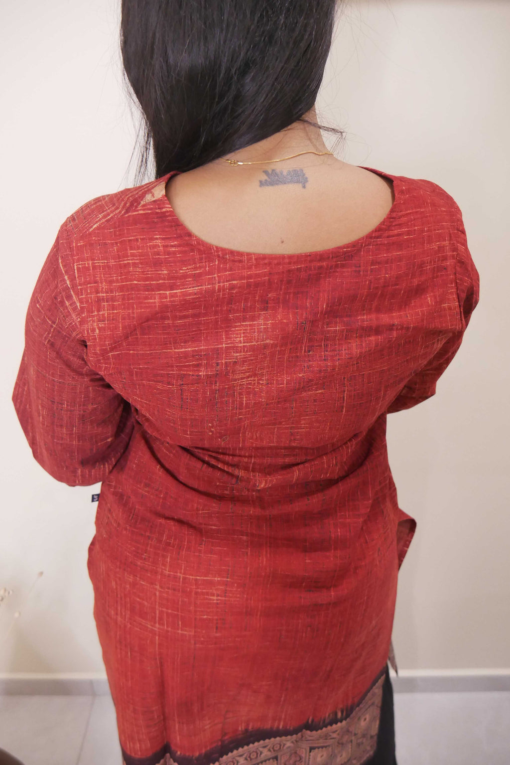 straight cut kurthi