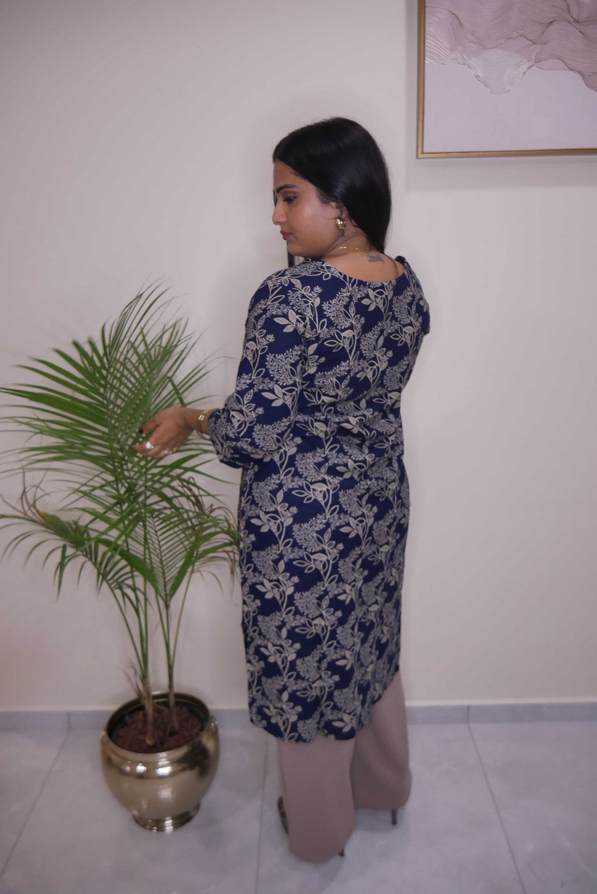 straight-cut kurthi f