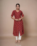 A-Line Umbrella Kurti with Pocket - ALU-AJK-2