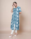Zyra Kantha Cotton A-line Umbrella